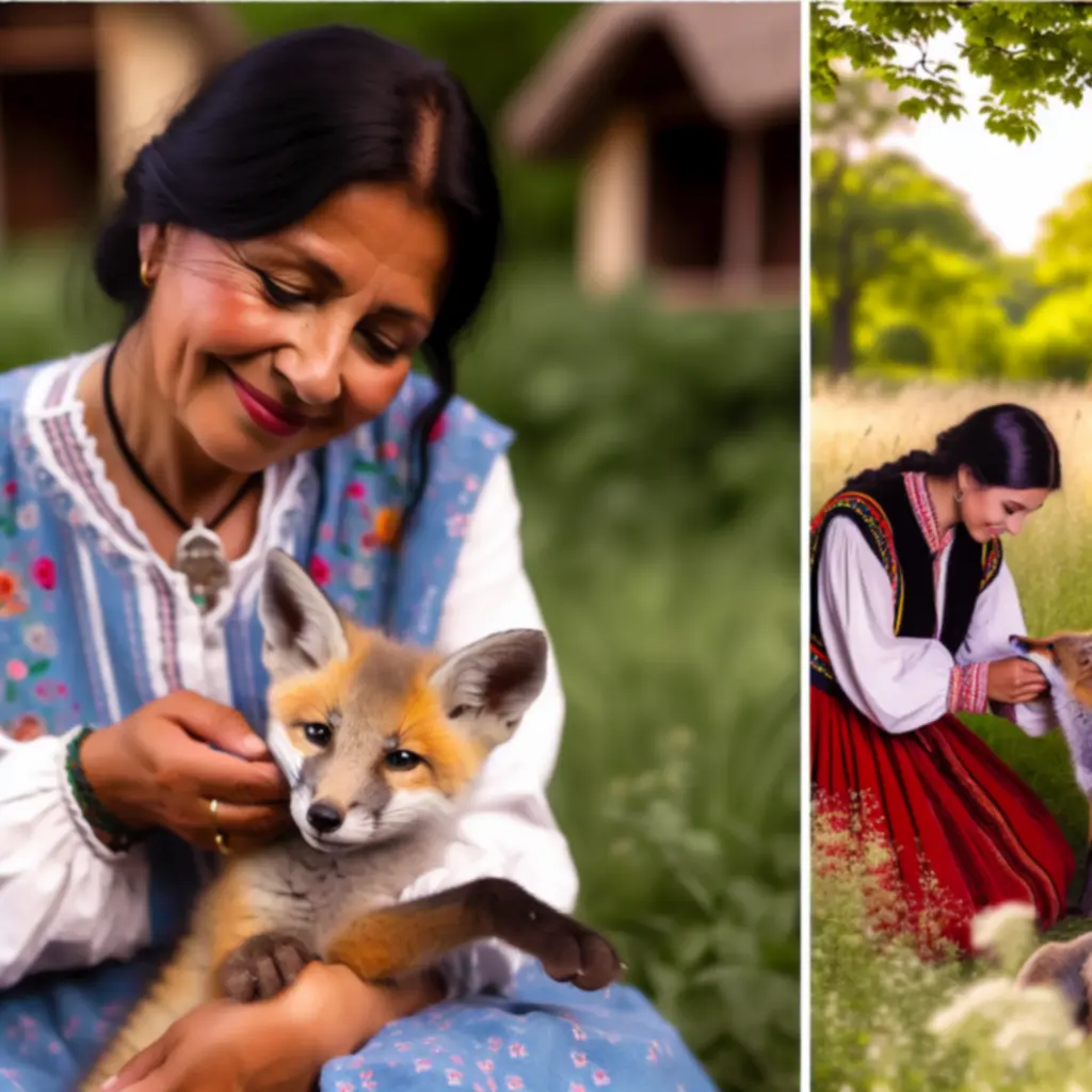 Mentett állat biztonságban gondozója karjai között