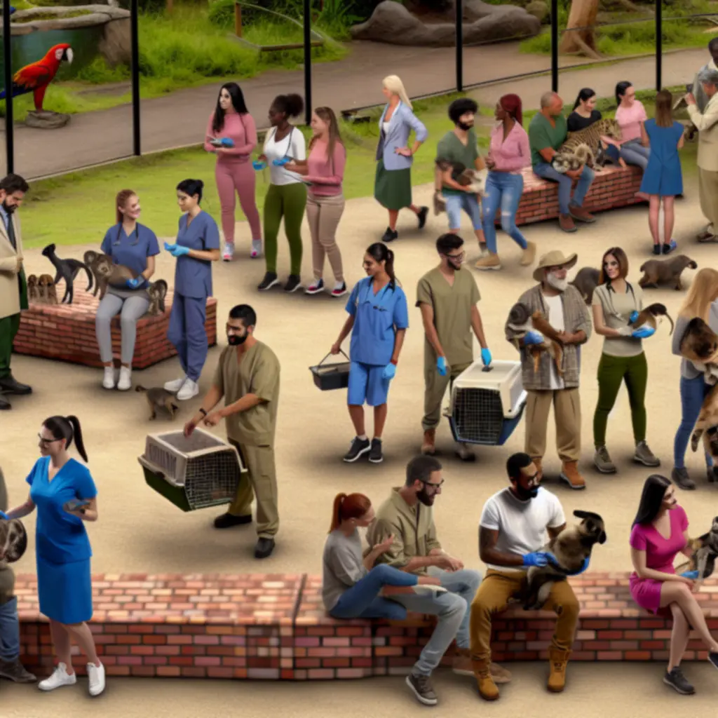 Állatkerttel és természetvédelmi szakemberekkel együttműködő csapat