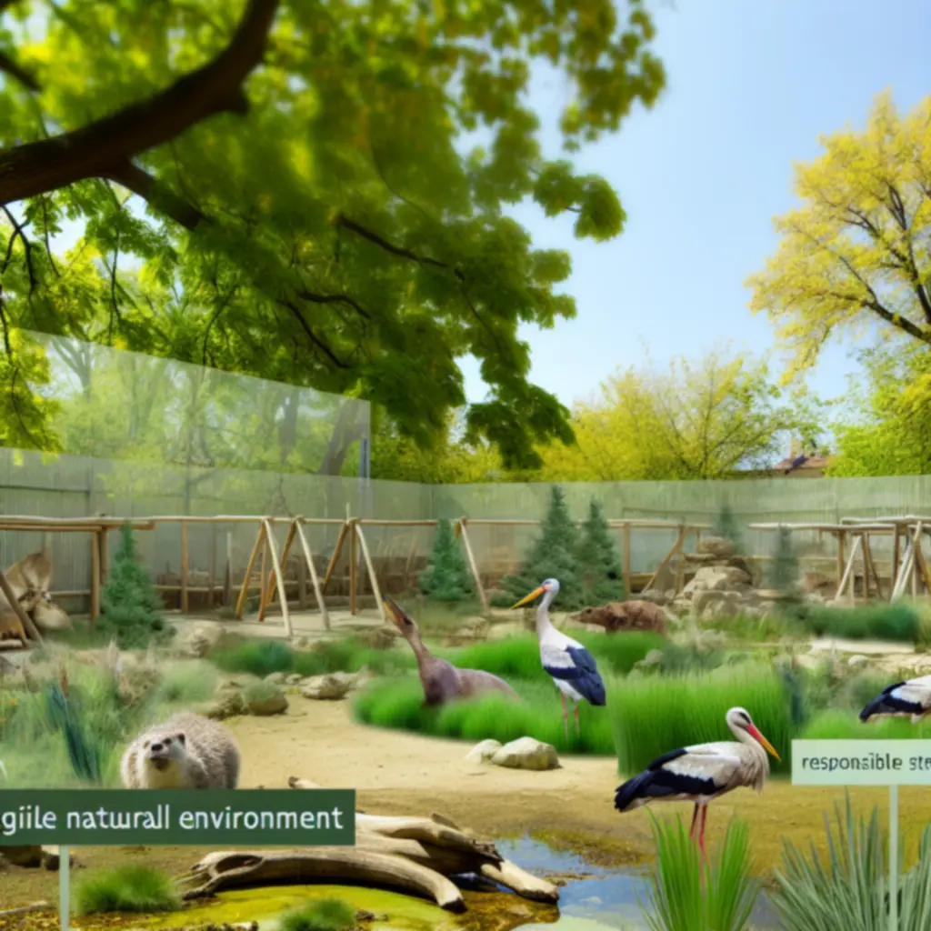 Természetes állatkerti kifutó, amely az állatok természetes élőhelyét idézi
